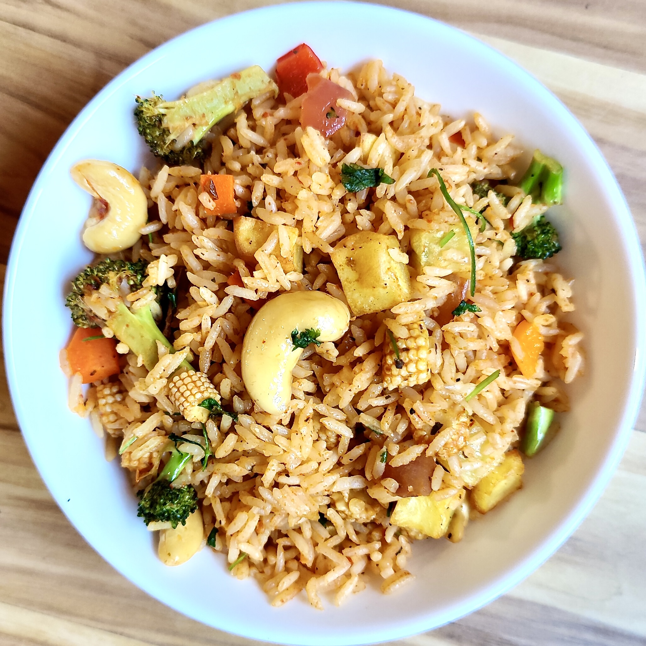 Red Curry Fried Rice - SoupsandSunsets