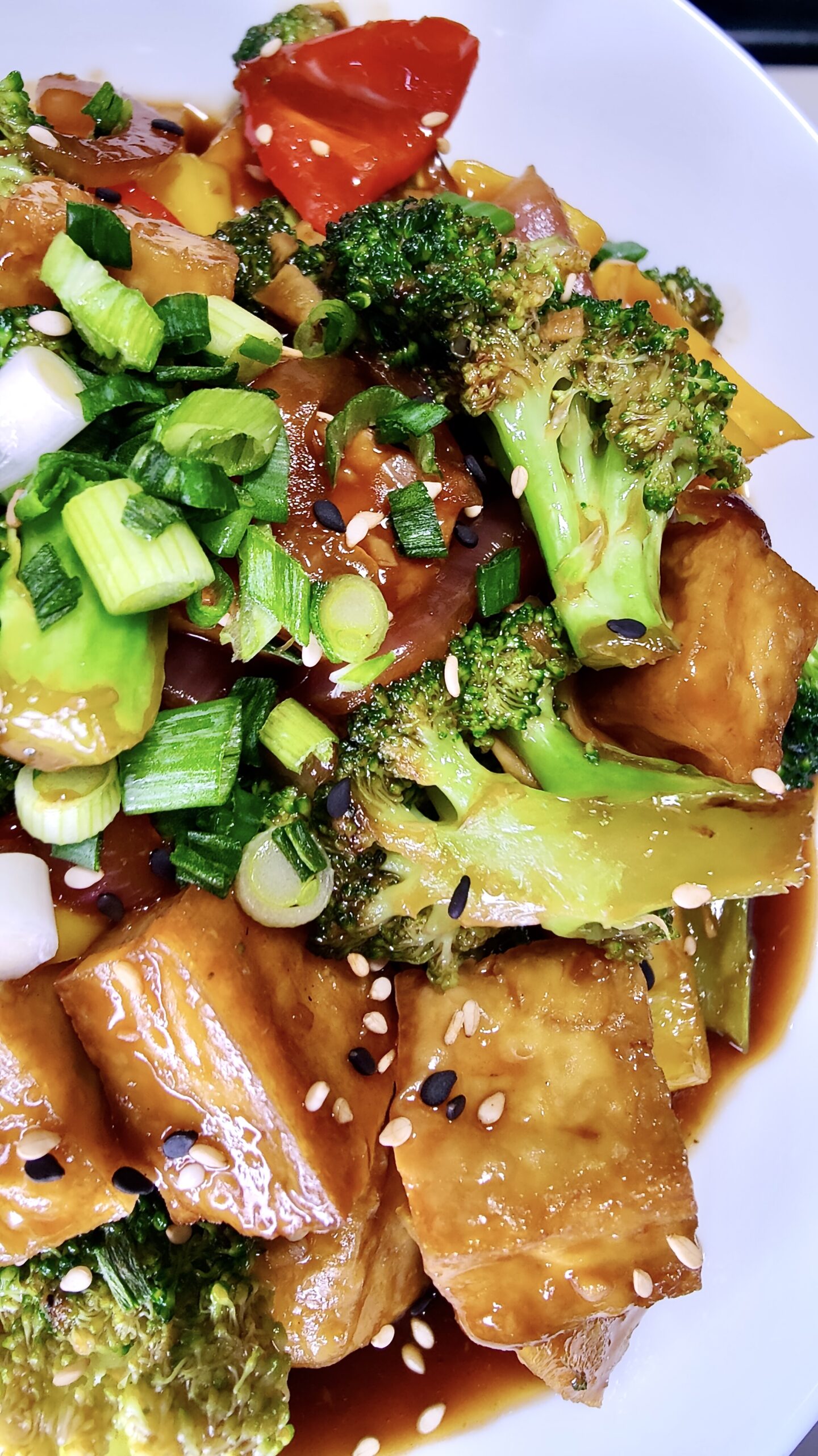 Tofu Veggie Stir Fry 🥦🫑🧅