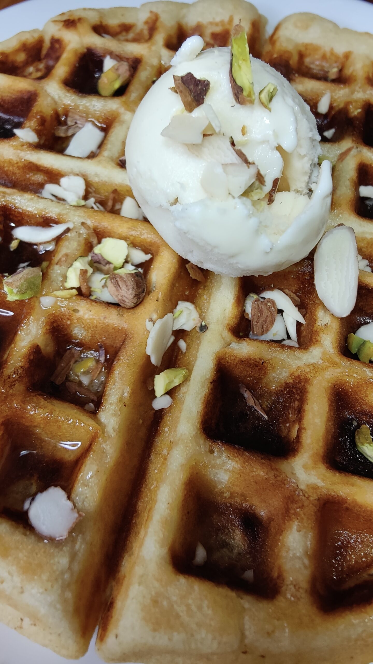 Gulab Jamoon Waffles