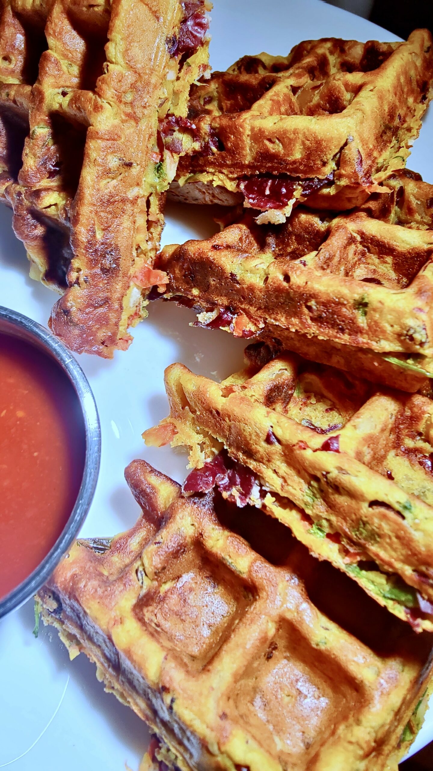 Rajma Waffles – Kidney Beans Waffles