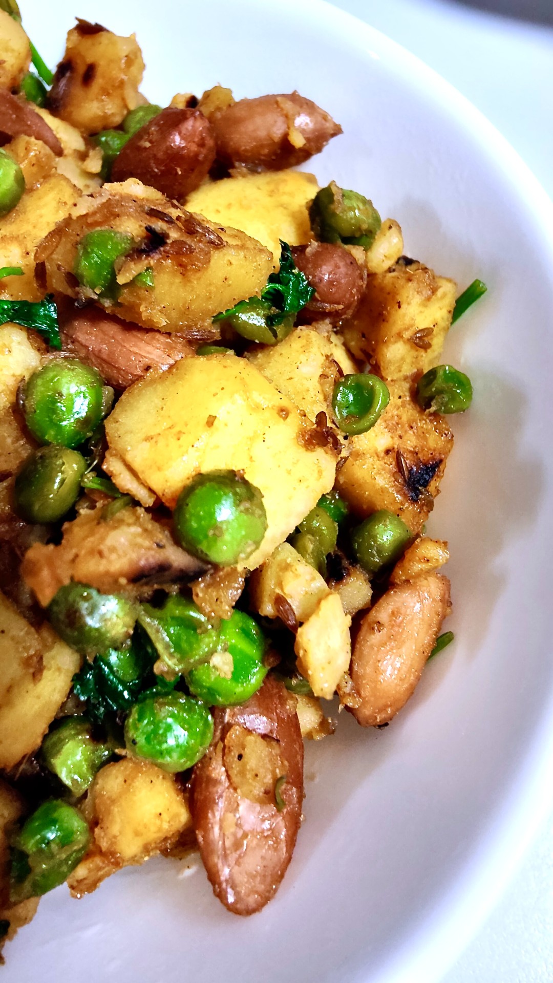 Sweet Potato & Peanut Stir Fry