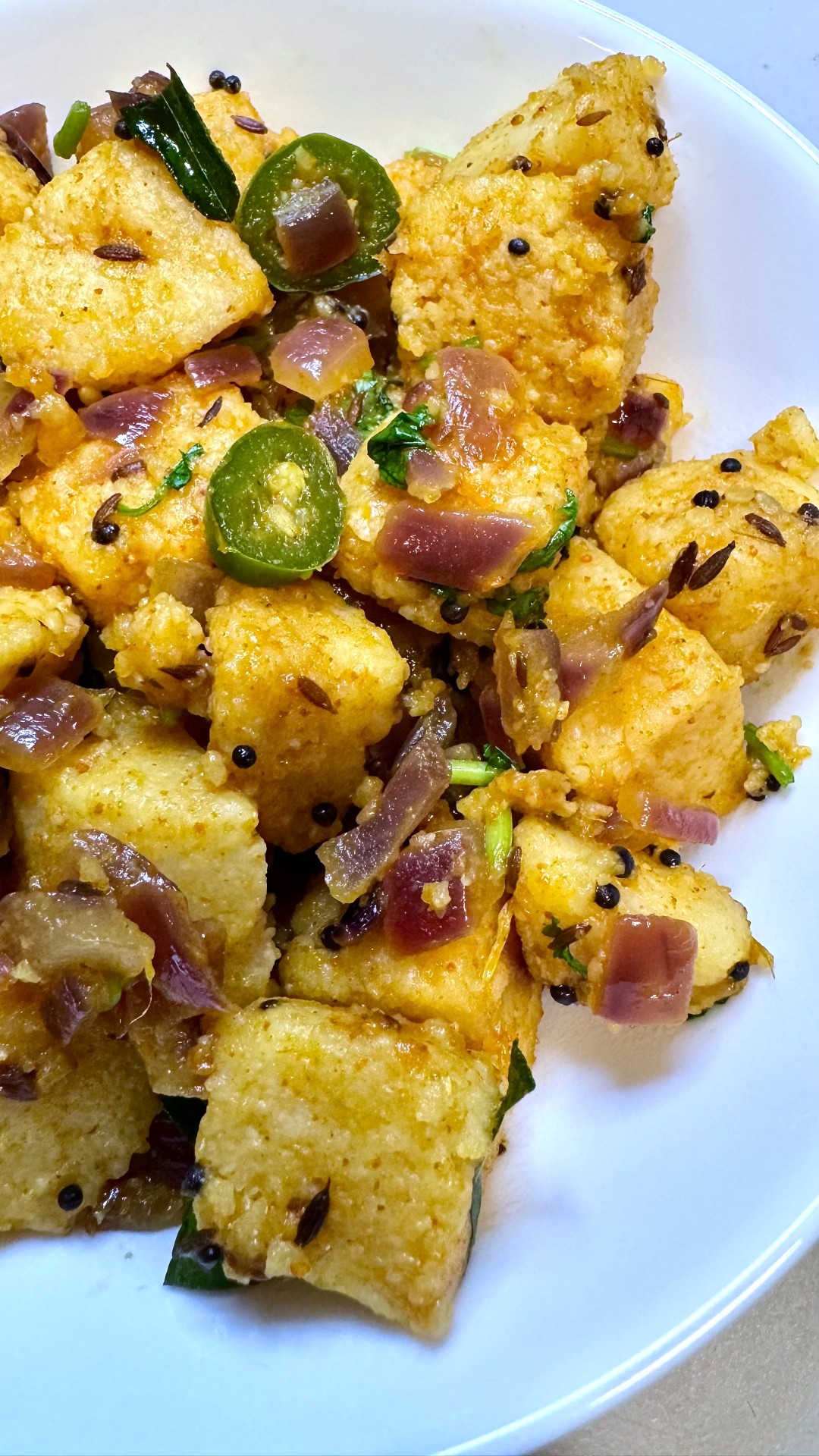 Leftover Idli Roast