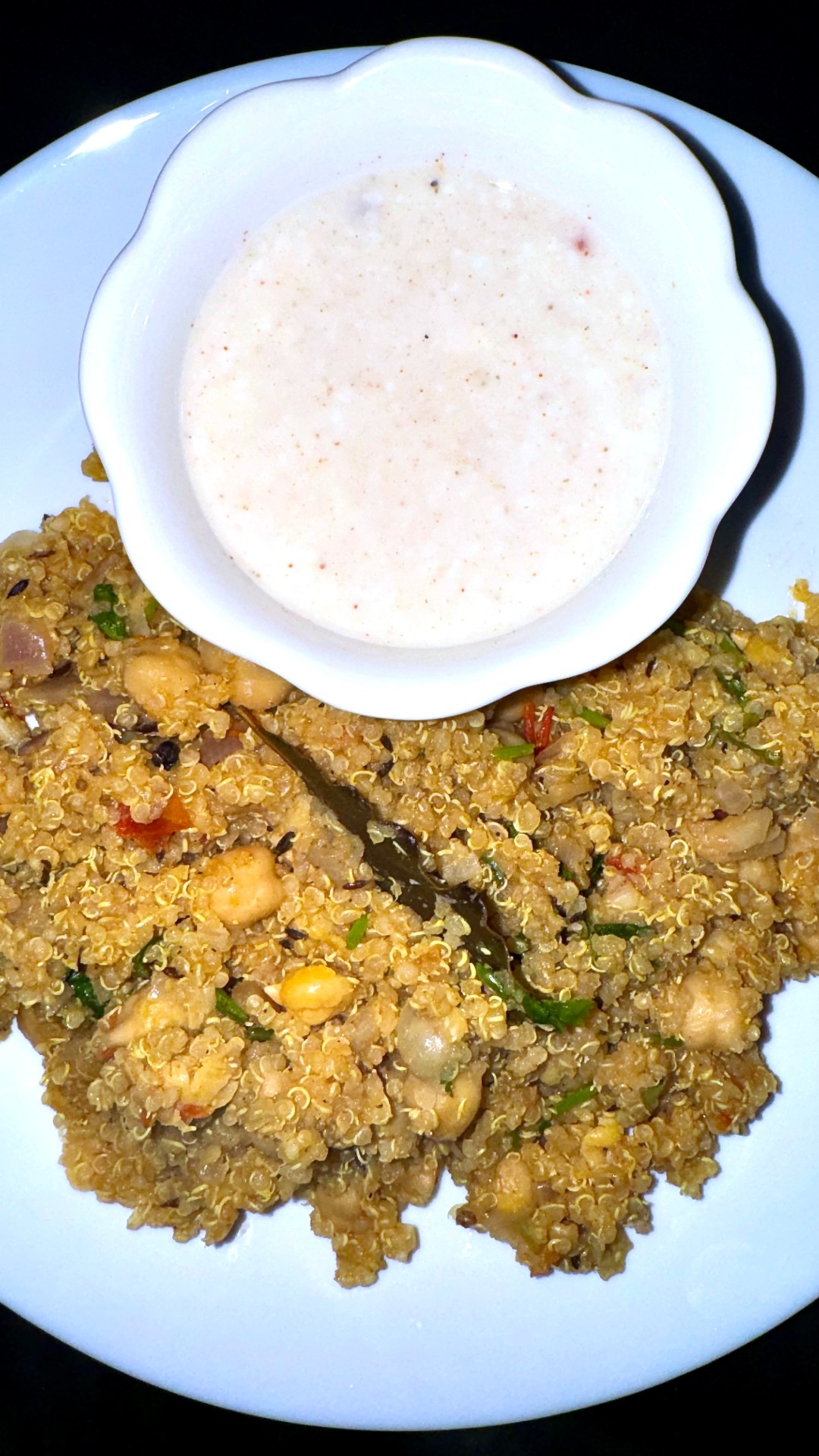 Quinoa Chickpeas Pulav