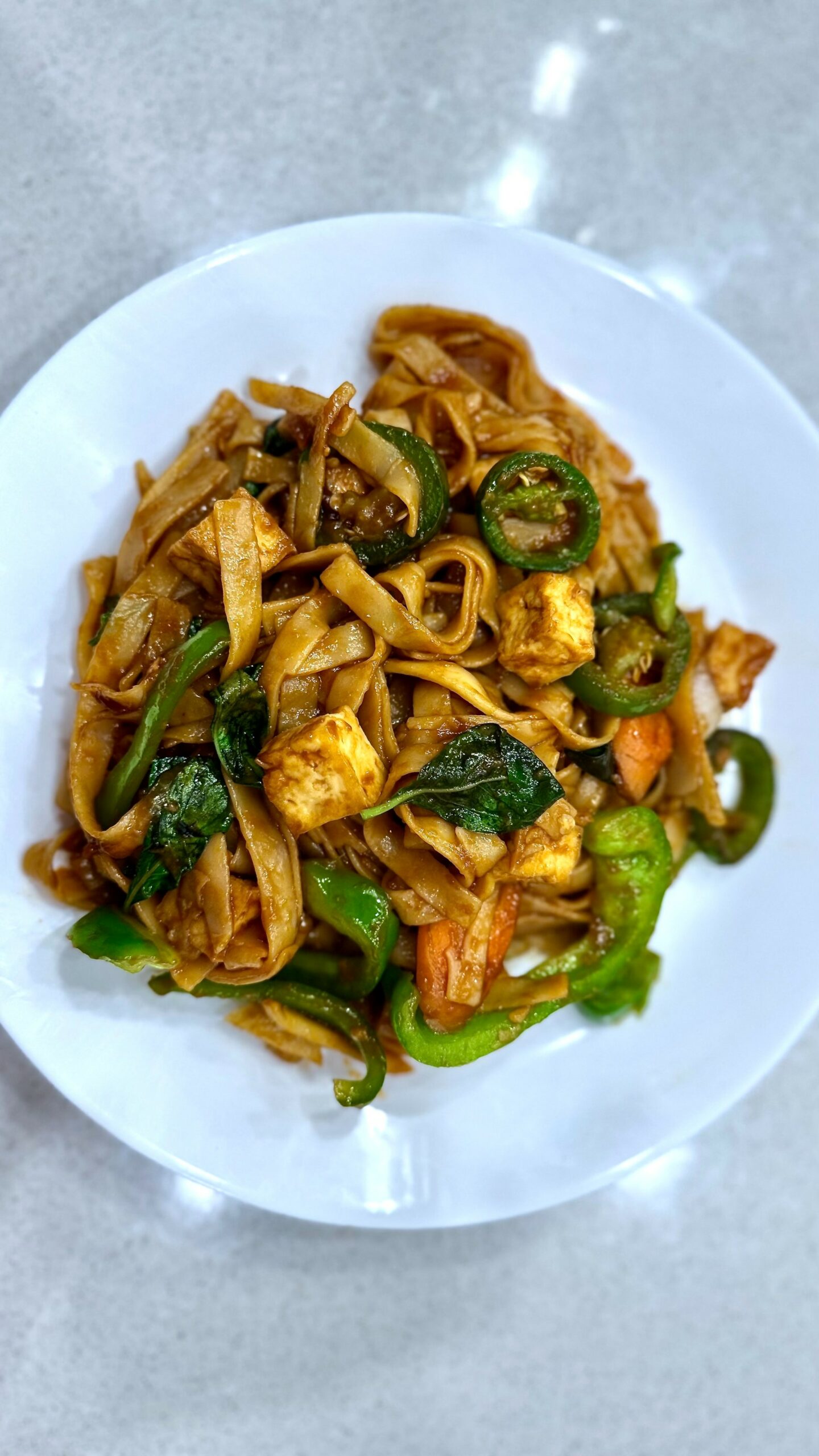 Spicy Thai Basil Noodles
