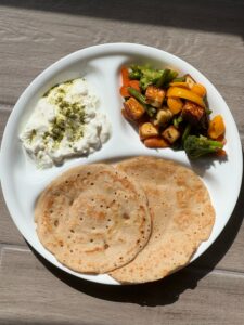 High protein Rajgira Cheela and Paneer Stir Fry - one of my favorite PCOS friendly recipes.
