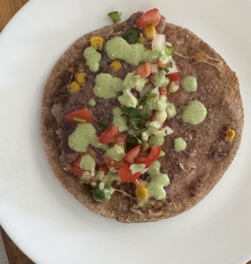 Crispy Rajma Sweet Potato Tacos